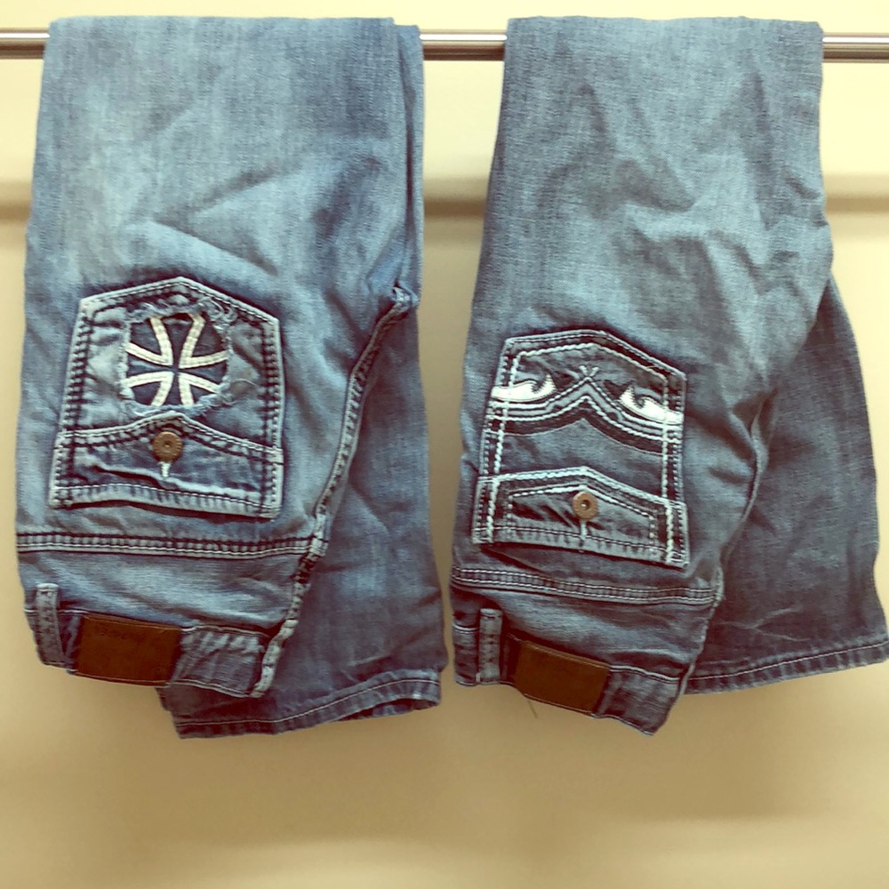 Two pair  boys size 12 jeans
